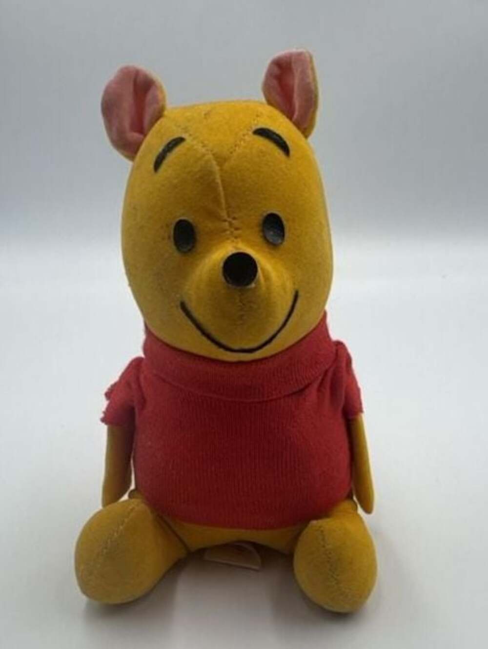 Vintage 1960s Walt Disney Productions Winnie the Pooh Velveteen Plush Toy